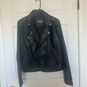 Women's Black Leather Jacket